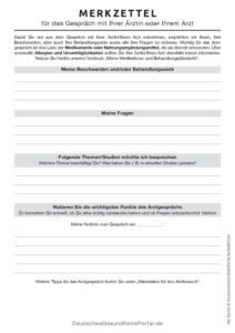 Preview Merkzettel