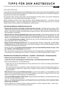 Preview Tips für den Arztbesuch